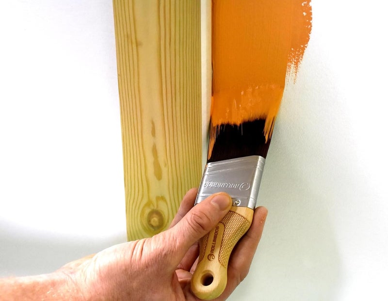 Rolling Dog 2 Inch Angled Paint Brush for Painting Walls, Furniture, Cutting in, Trim, Detail Painting - Image 2
